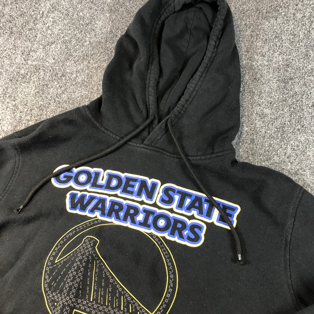 Golden State Warriors Black Hoodie Mens Medium NBA Ultra‎ Game